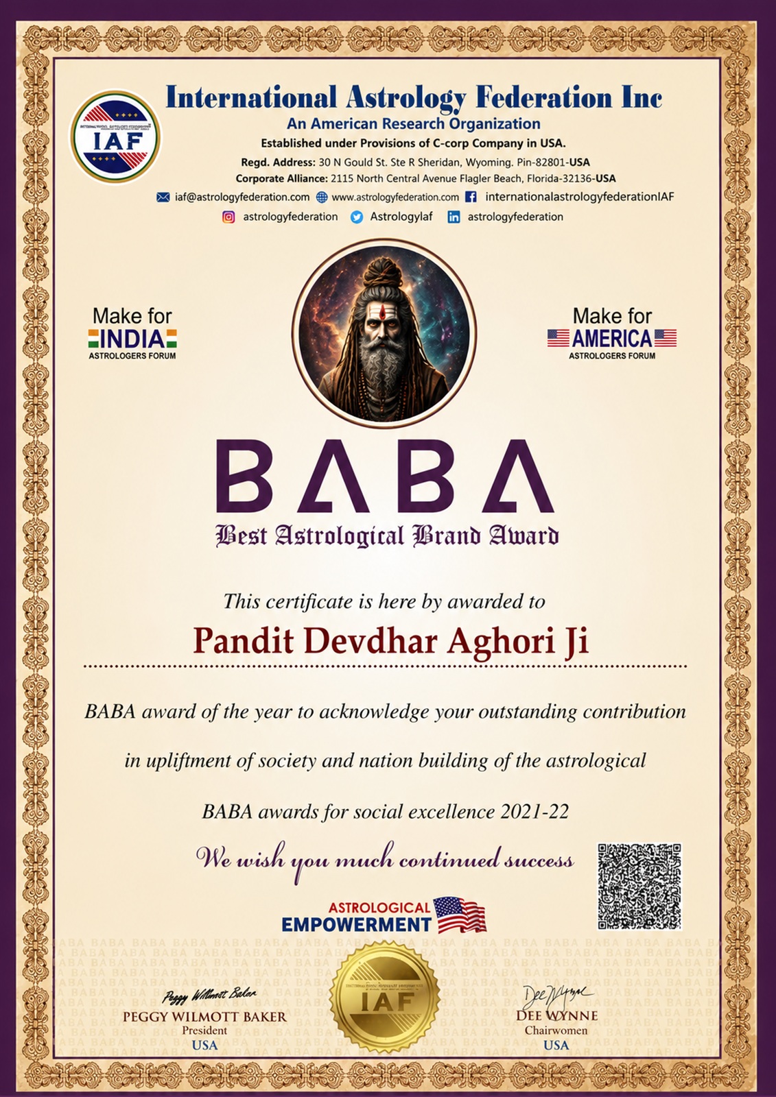 Pandit Devdhar Aghori Ji +91-7737737011